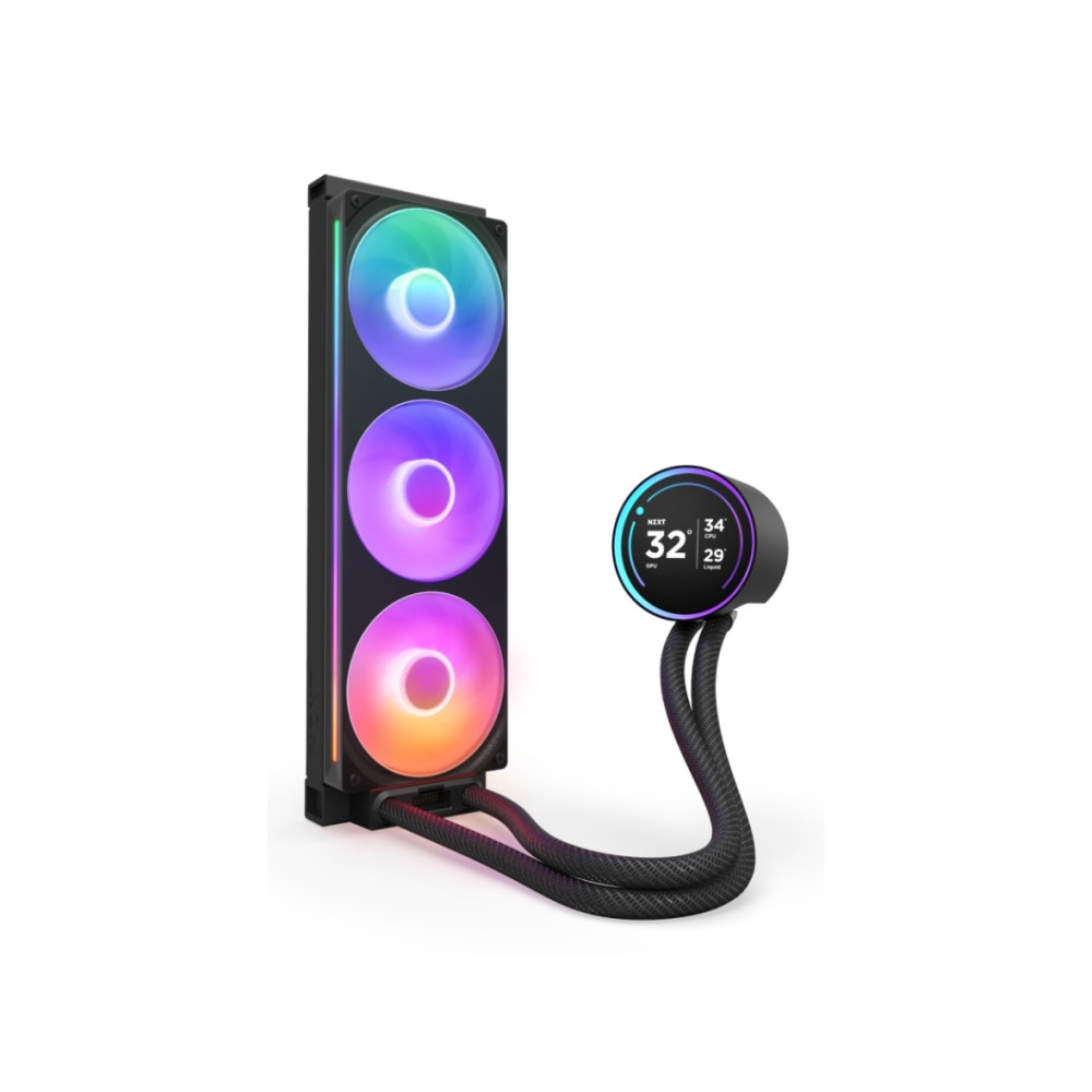 Produktbild för NZXT Kraken Elite 360 RGB - kylsystem med vätska till processorn - med LCD-display