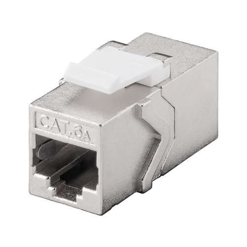 Goobay Goobay 90866, Platt, Metallisk, RJ-45, RJ-45, Honkoppling, 1...