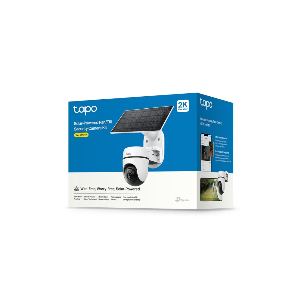 Produktbild för Tapo C610 KIT V1 - nätverksövervakningskamera - med Tapo A201 solpanel