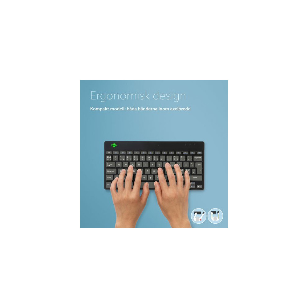 Produktbild för Tangentbord R-RGO Compact Break BT