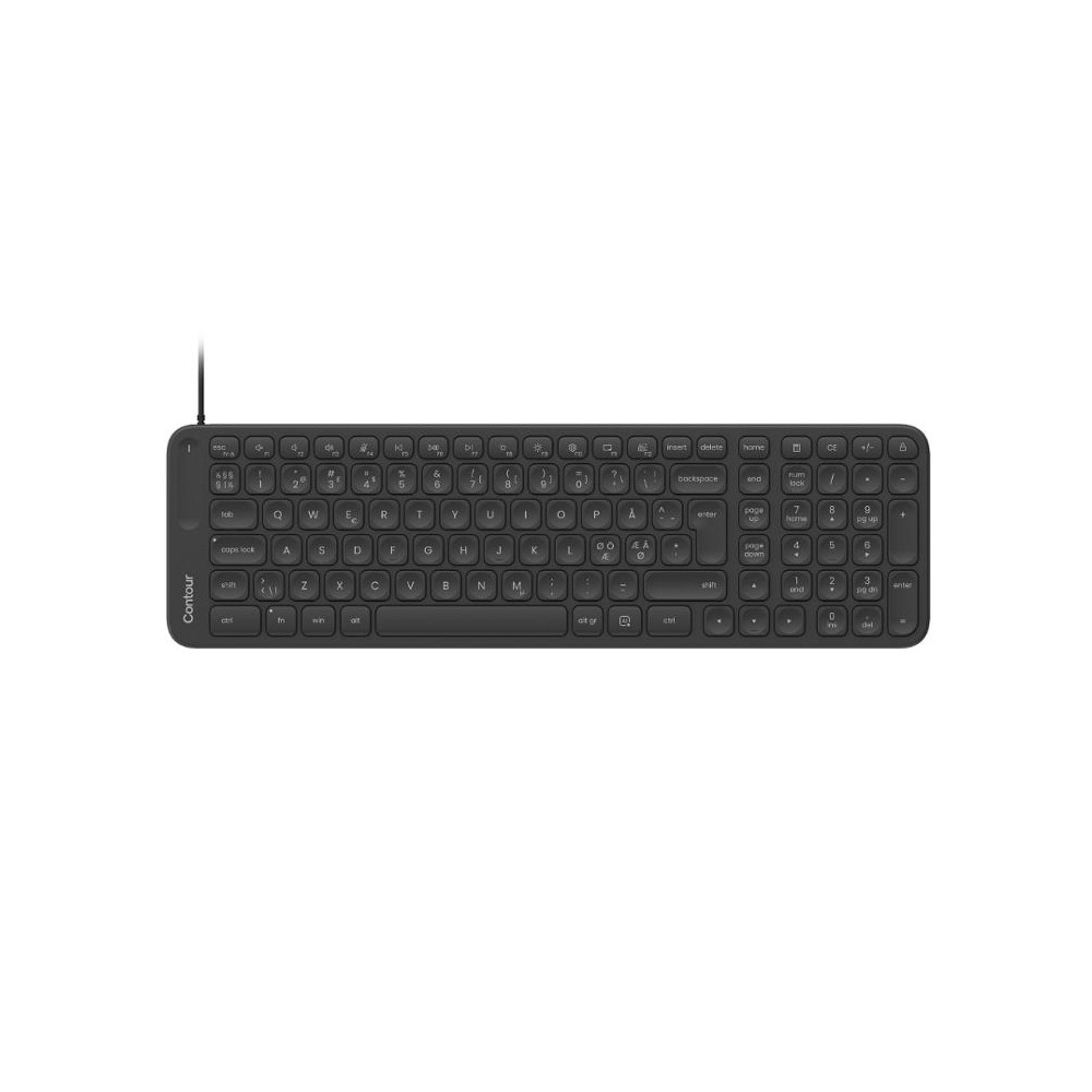 Produktbild för Tangentbord CONTOUR Midsize Kabel