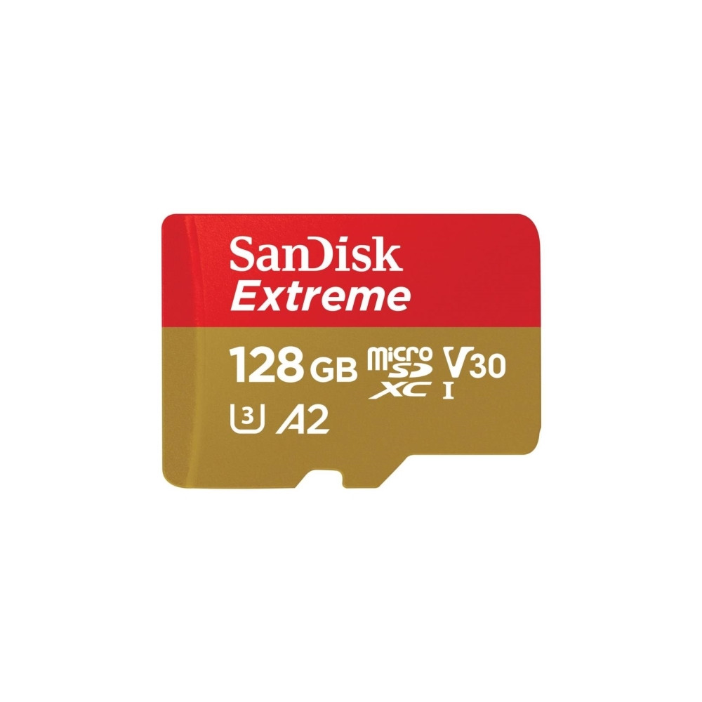 Produktbild för SanDisk Extreme - flash-minneskort - 128 GB - mikroSDXC UHS-I