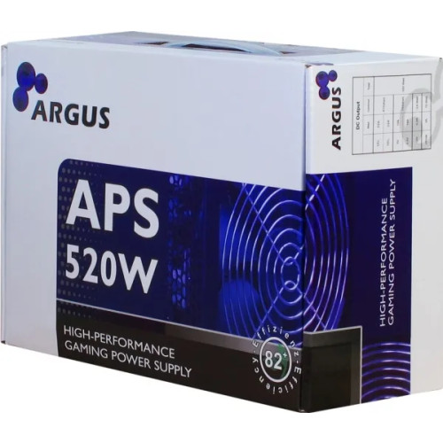 Inter-Tech Elektronik Handels Argus APS-520W - nätaggregat - 520 Watt