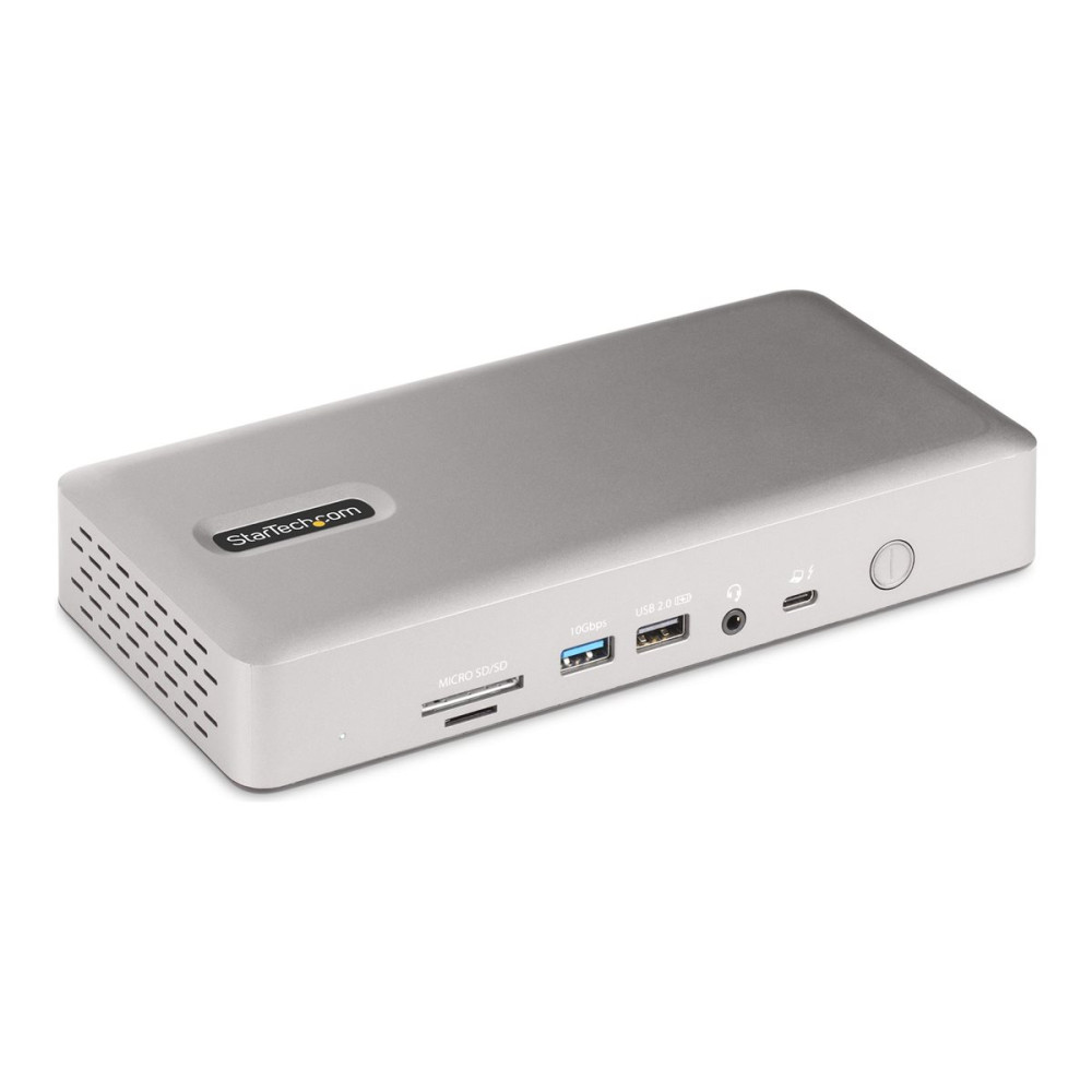 Produktbild för StarTech.com Thunderbolt 4 Multi-Display Docking Station, Quad/Triple/Dual Monitor Dock, 2x HDMI/2x DisplayPort, 7x USB Hub, 2.5 Gigabit Ethernet, 98W Power Delivery, for Windows/MacBook - TB4 Host Cable (132UE-TB4USB4DOCK) - dockningsstation - Thunderbol
