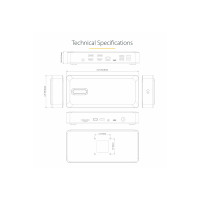 Produktbild för StarTech.com Thunderbolt 4 Multi-Display Docking Station, Quad/Triple/Dual Monitor Dock, 2x HDMI/2x DisplayPort, 7x USB Hub, 2.5 Gigabit Ethernet, 98W Power Delivery, for Windows/MacBook - TB4 Host Cable (132UE-TB4USB4DOCK) - dockningsstation - Thunderbol