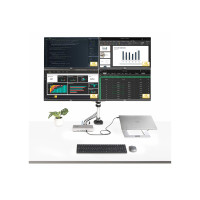 Produktbild för StarTech.com Thunderbolt 4 Multi-Display Docking Station, Quad/Triple/Dual Monitor Dock, 2x HDMI/2x DisplayPort, 7x USB Hub, 2.5 Gigabit Ethernet, 98W Power Delivery, for Windows/MacBook - TB4 Host Cable (132UE-TB4USB4DOCK) - dockningsstation - Thunderbol