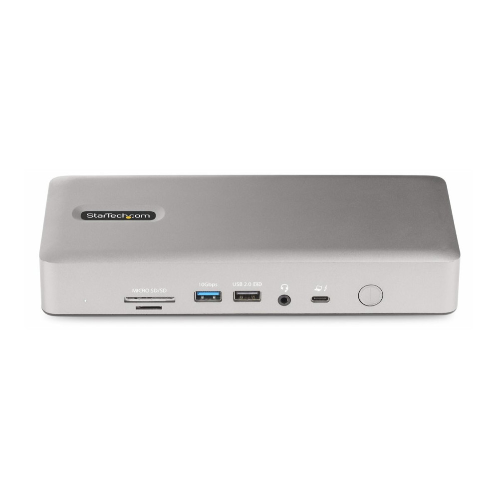 Produktbild för StarTech.com Thunderbolt 4 Multi-Display Docking Station, Quad/Triple/Dual Monitor Dock, 2x HDMI/2x DisplayPort, 7x USB Hub, 2.5 Gigabit Ethernet, 98W Power Delivery, for Windows/MacBook - TB4 Host Cable (132UE-TB4USB4DOCK) - dockningsstation - Thunderbol