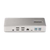 Produktbild för StarTech.com Thunderbolt 4 Multi-Display Docking Station, Quad/Triple/Dual Monitor Dock, 2x HDMI/2x DisplayPort, 7x USB Hub, 2.5 Gigabit Ethernet, 98W Power Delivery, for Windows/MacBook - TB4 Host Cable (132UE-TB4USB4DOCK) - dockningsstation - Thunderbol