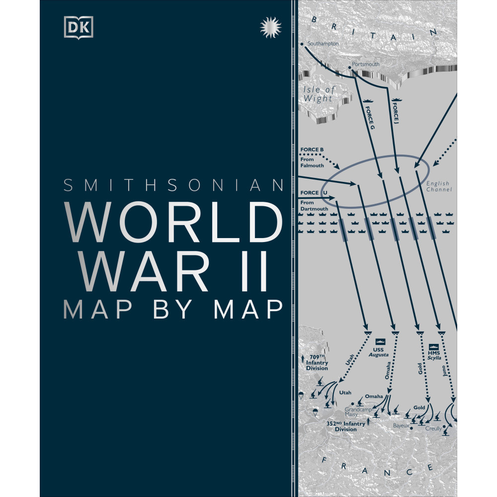 Produktbild för World War II Map by Map (inbunden, eng)