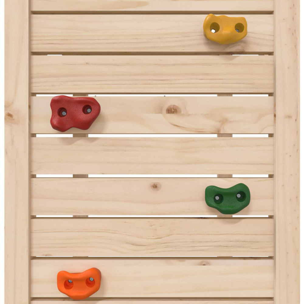 Produktbild för Lekstapel Brun 53 x 110,5 x 214 cm Massiv furu