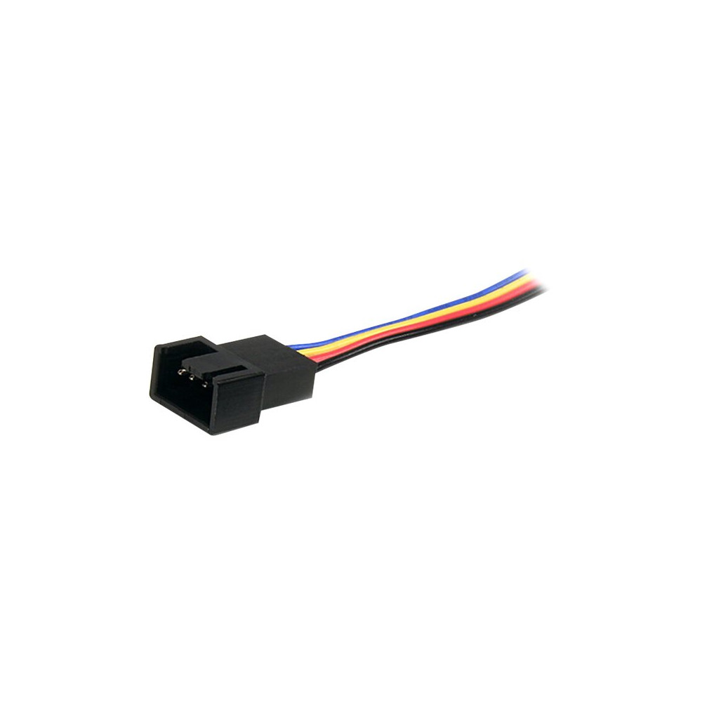 Produktbild för StarTech.com 12in 4 Pin Fan Power Splitter Cable - F/M - 1ft Fan Y Cable - 1ft 4-pin Fan Splitter Cable (FAN4SPLIT12) - strömdelare för fläkt - 4-stifts PWM till 4-stifts PWM - 31 cm