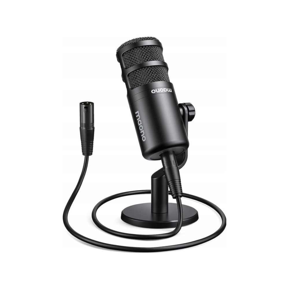 Produktbild för Maono Professionell dynamisk kapacitiv XLR PC-studiomikrofon...