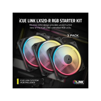 Produktbild för CORSAIR iCUE Link LX120-R RGB - lådfläkt - omkastat blad