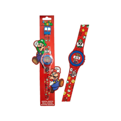 Kids Euroswan KE02 ECO digital klocka (utan plastförpackning) Super Mario...
