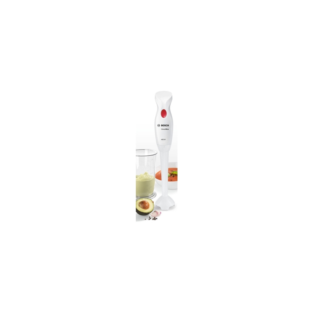 Produktbild för Bosch CleverMixx MSM14100 - handmixer - vit/röd
