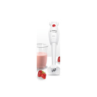 Produktbild för Bosch CleverMixx MSM14100 - handmixer - vit/röd