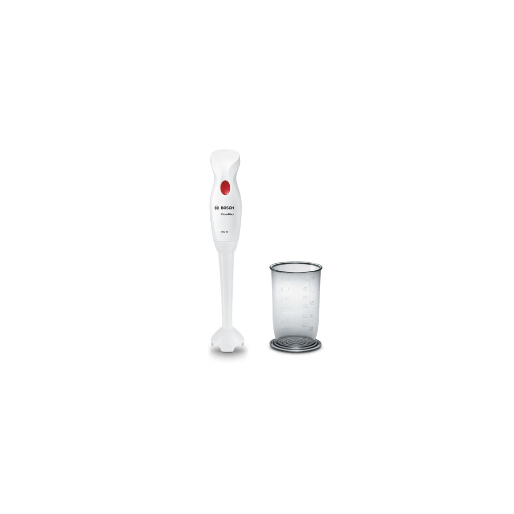 Produktbild för Bosch CleverMixx MSM14100 - handmixer - vit/röd