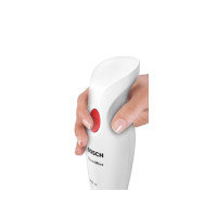 Produktbild för Bosch CleverMixx MSM14100 - handmixer - vit/röd