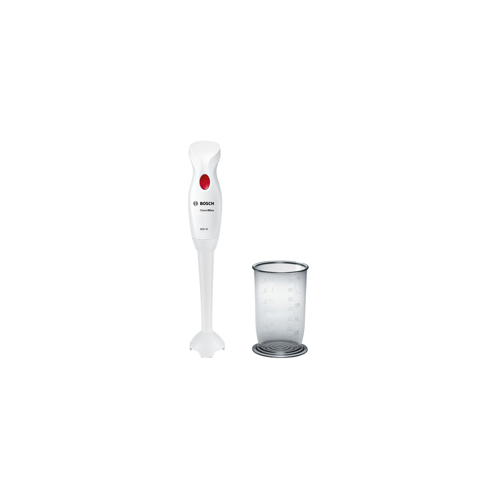 Produktbild för Bosch CleverMixx MSM14100 - handmixer - vit/röd