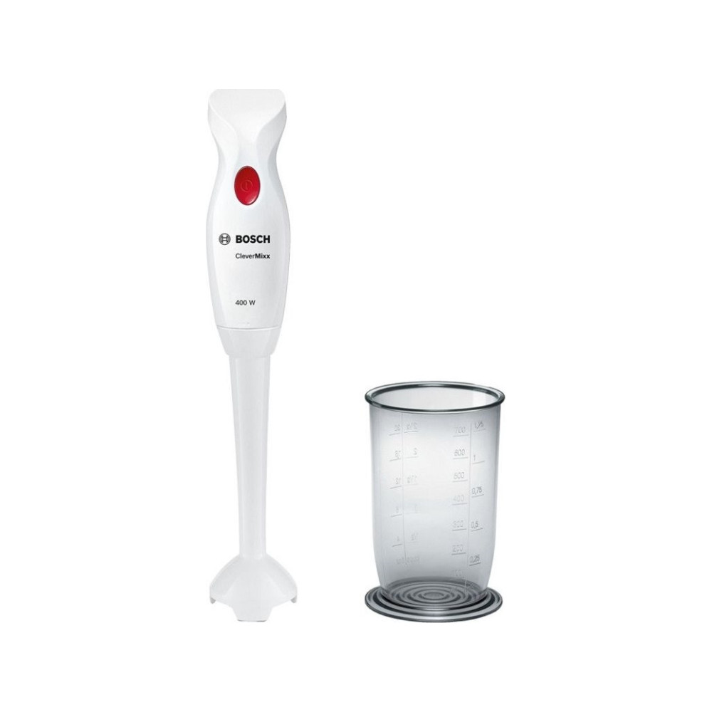 Produktbild för Bosch CleverMixx MSM14100 - handmixer - vit/röd