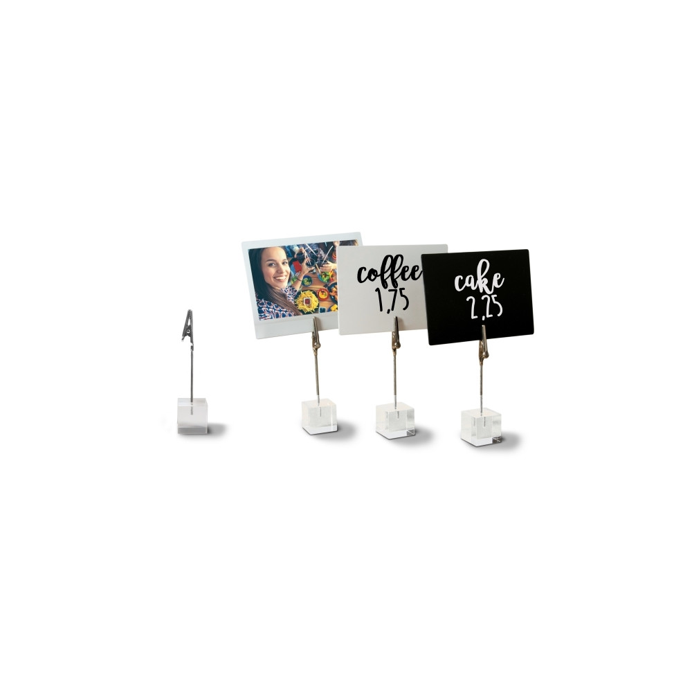 Produktbild för Securit TAG-HLD-AC, Transparent, Plast, 247 mm, 150 mm, 2,8...