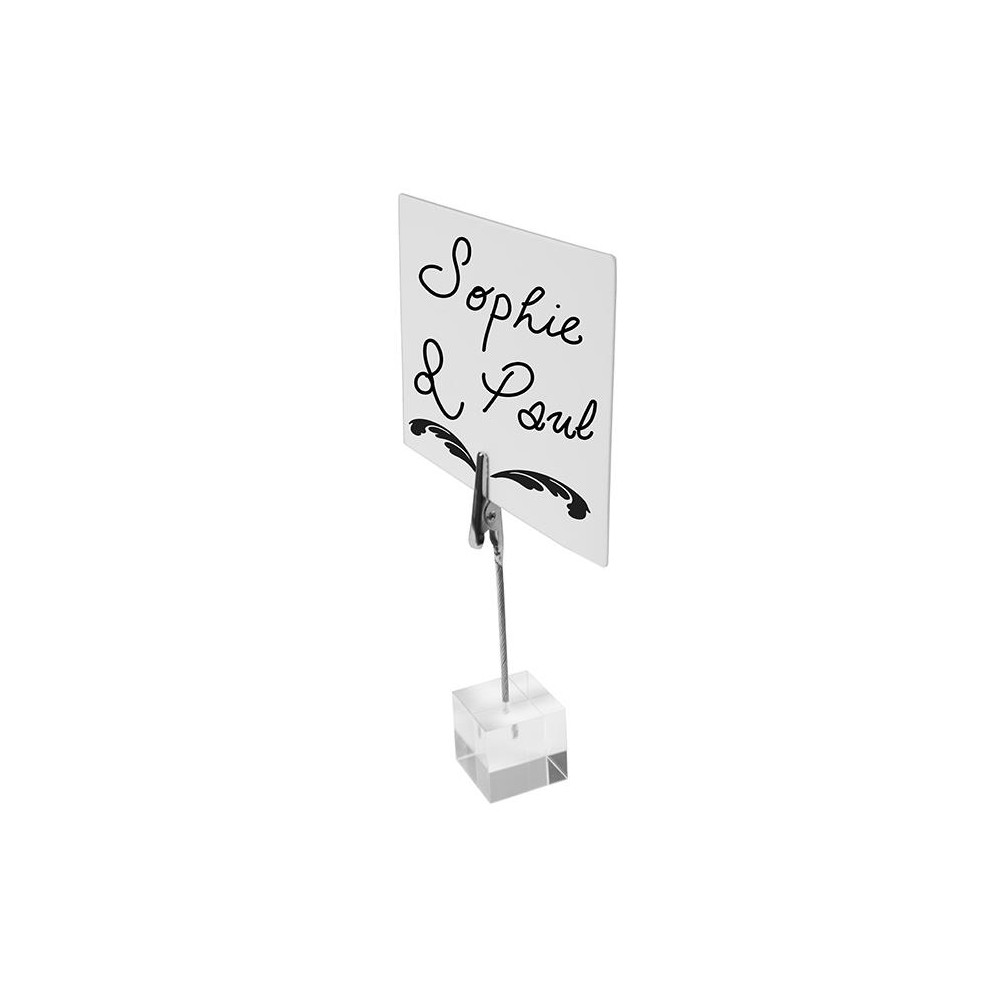 Produktbild för Securit TAG-HLD-AC, Transparent, Plast, 247 mm, 150 mm, 2,8...