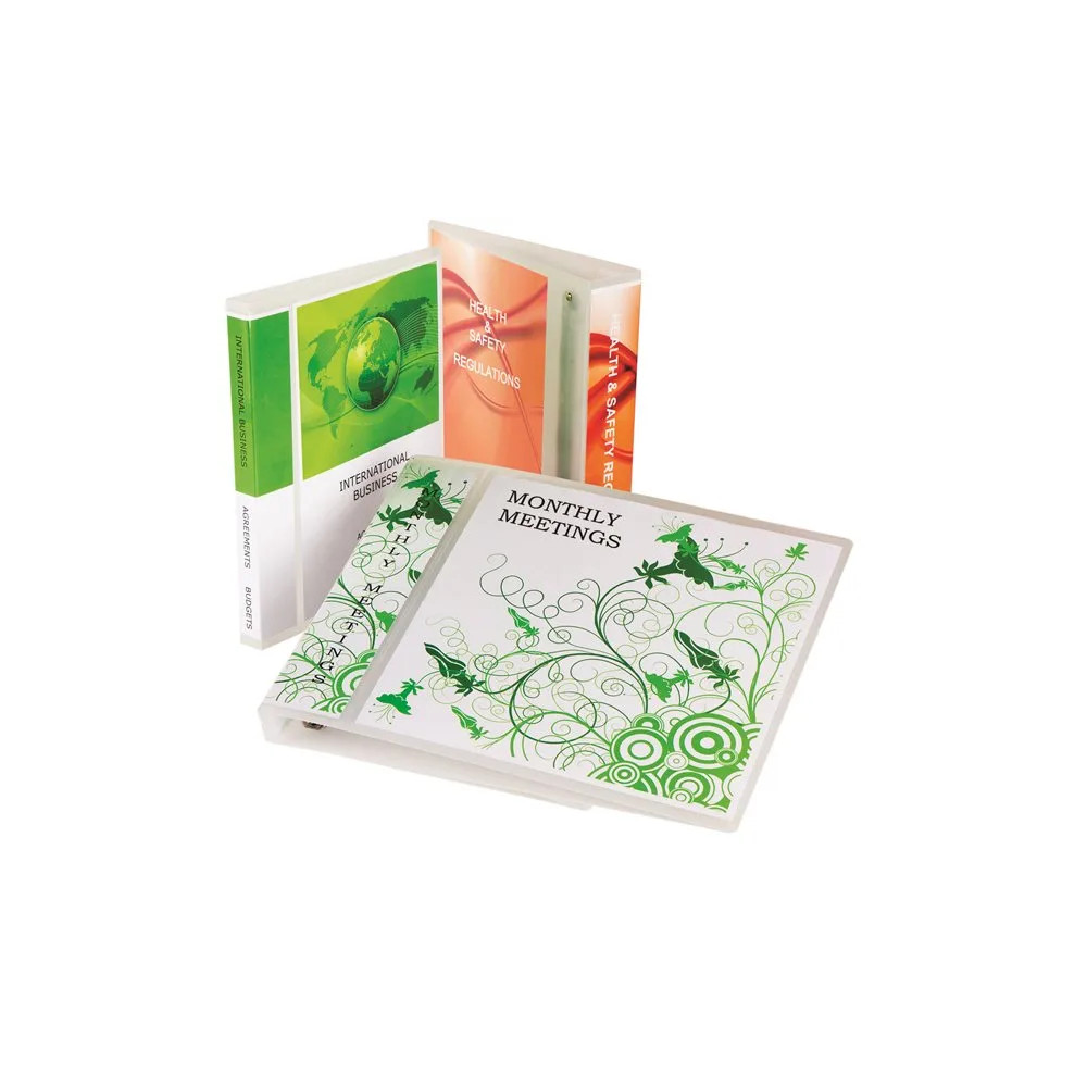 Produktbild för ELBA Polyvision Maxi Maxivision - presentationsringpärm - för A3 Maxi - kapacitet: 240 ark - transparent