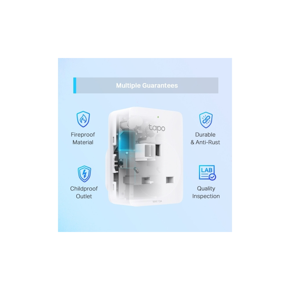 Produktbild för Tapo P110 V1.6 - smart kontakt - energiövervakning - 802.11b/g/n