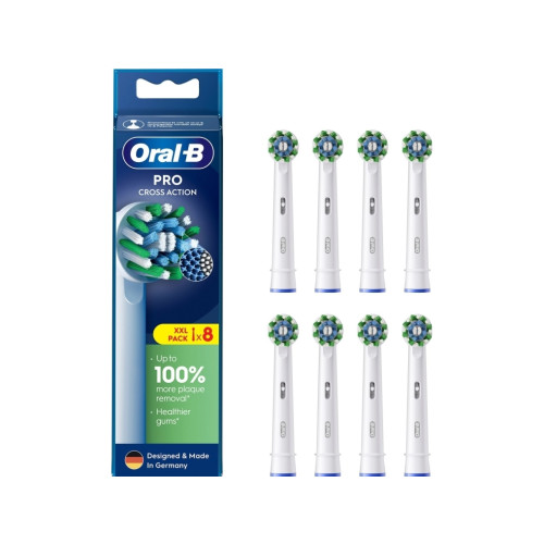 Oral-B Oral-B borsthuvud till eltandborste CrossAction 8 st EB50-8...
