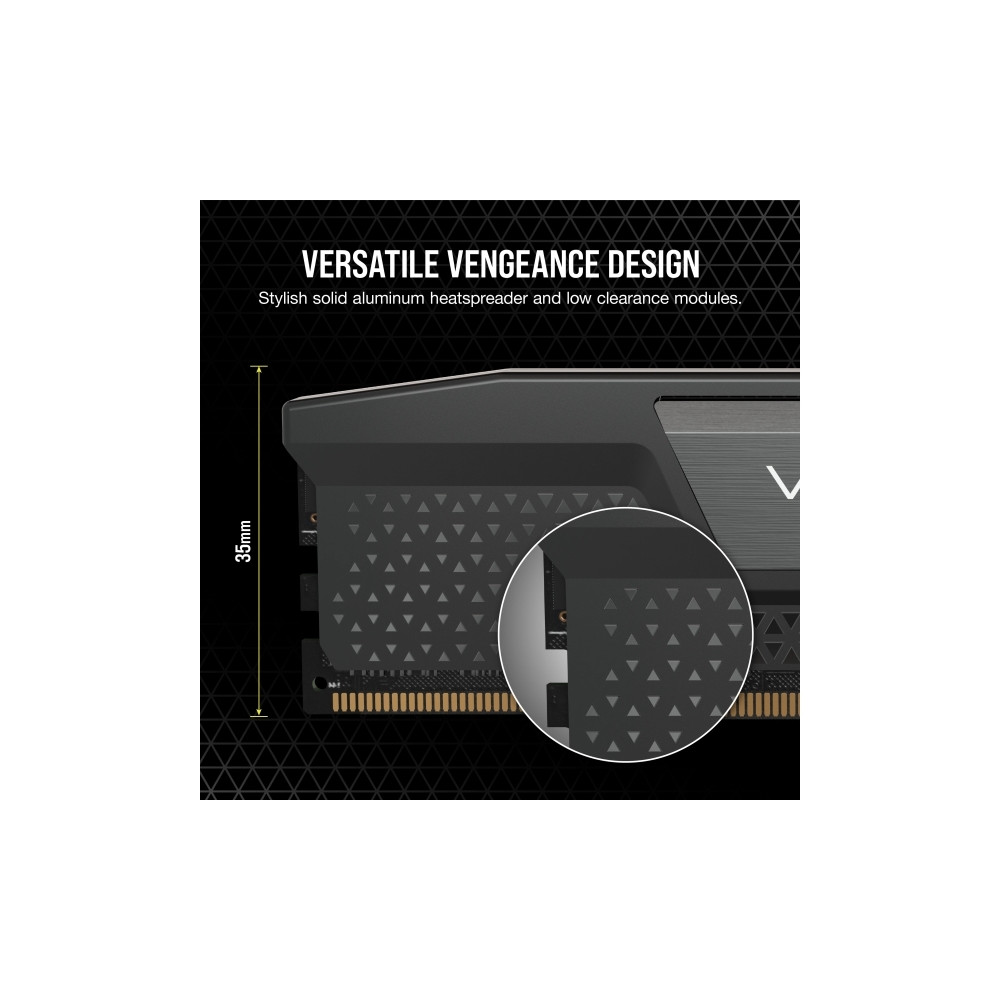 Produktbild för CORSAIR Vengeance - DDR5 - sats - 32 GB: 2 x 16 GB - DIMM 288-pin - 6000 MHz / PC5-48000