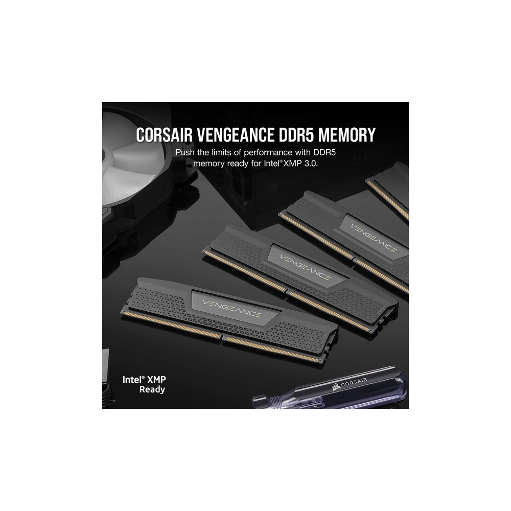 Produktbild för CORSAIR Vengeance - DDR5 - sats - 32 GB: 2 x 16 GB - DIMM 288-pin - 6000 MHz / PC5-48000
