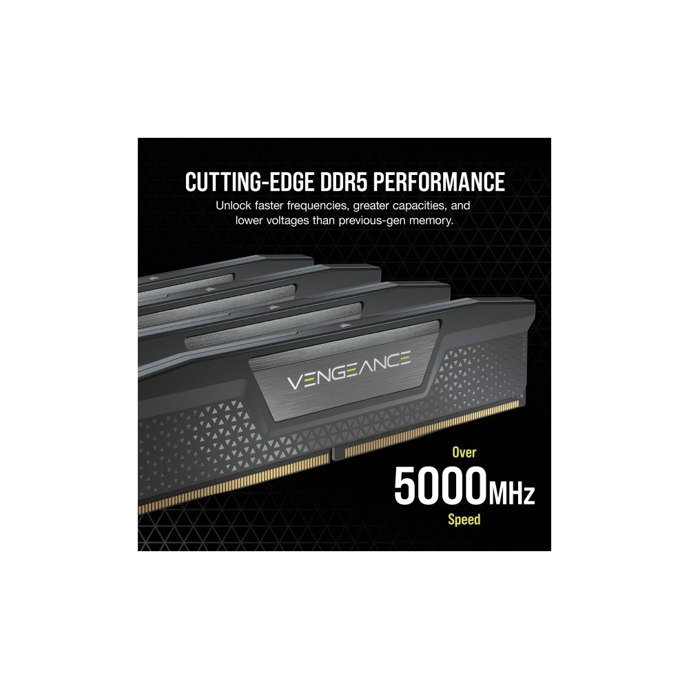 Produktbild för CORSAIR Vengeance - DDR5 - sats - 32 GB: 2 x 16 GB - DIMM 288-pin - 6000 MHz / PC5-48000