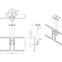 Produktbild för Neomounts PLASMA-C100 fäste - fullständig rörelse - för platt panel - silver