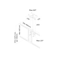 Produktbild för Neomounts PLASMA-C100 fäste - fullständig rörelse - för platt panel - silver