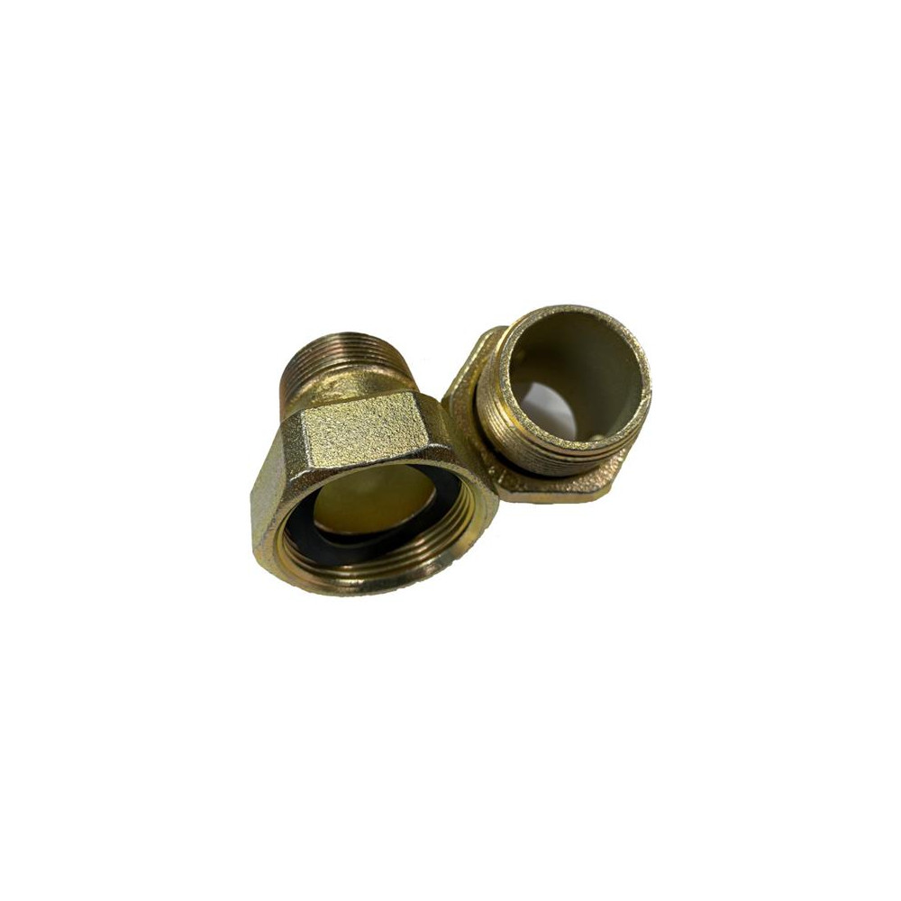 Produktbild för Grundfos unionssats 1 1/2" löpnippel x 1 1/4" muffnippel för...