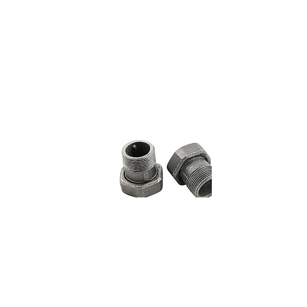 Produktbild för Grundfos unionssats 1 1/2" löpnippel x 1 1/4" muffnippel för...