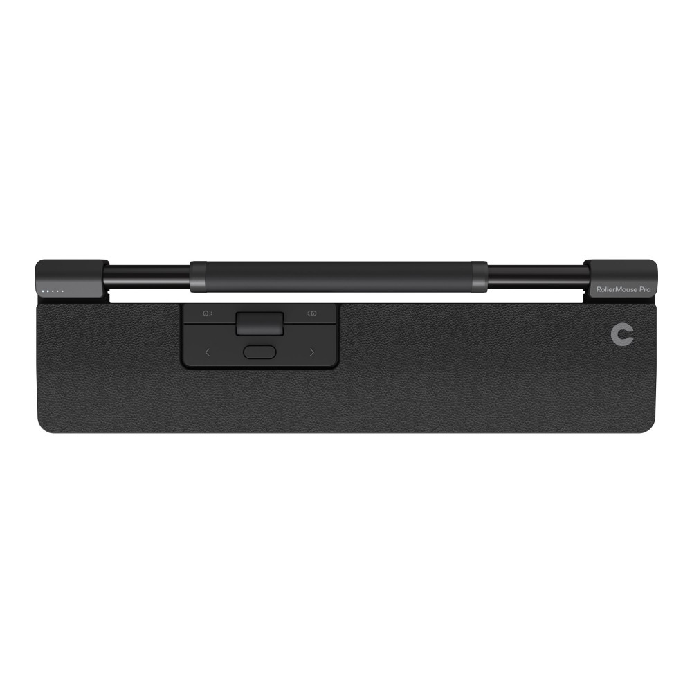 Produktbild för Contour RollerMouse Pro - centrerad mus - med smalt handledsstöd och veganskt läder