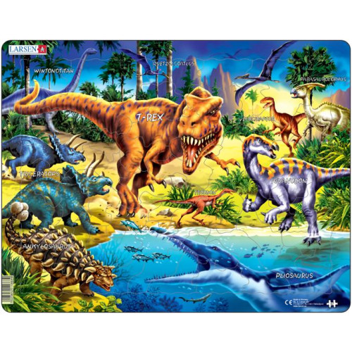 No Brand Rampussel Maxi Dinosaurier 57 bitar