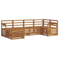 Produktbild för Sektionsoffgrupp 6 pcs Naturfärg