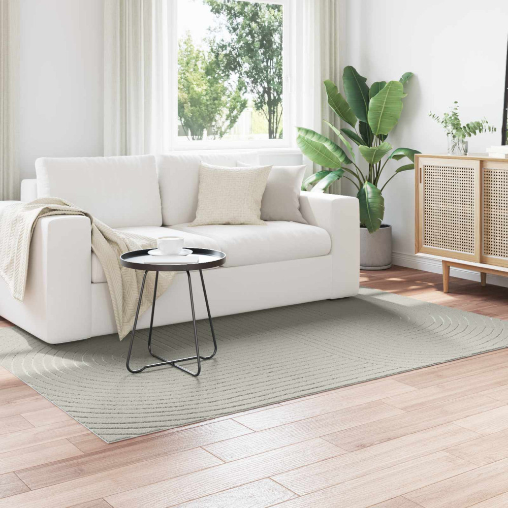 Produktbild för Områdesmattor Rektangulär PALMERAS Grön 120 x 170 cm Polyester