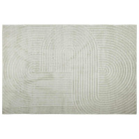 Produktbild för Områdesmattor Rektangulär PALMERAS Grön 160 x 230 cm Polyester