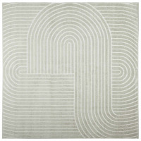 Produktbild för Områdesmattor Fyrkantig PALMERAS Grön 200 x 200 cm Polyester