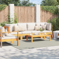 Produktbild för Områdesmattor Fyrkantig PALMERAS Grön 240 x 240 cm Polyester
