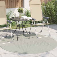 Produktbild för Områdesmattor Rund PALMERAS Grön Ø 120 CM Polyester