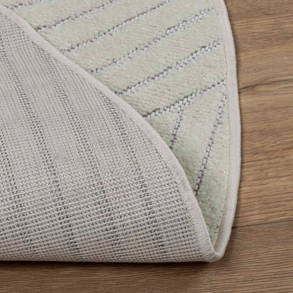 Produktbild för Områdesmattor Rund PALMERAS Grön Ø 120 CM Polyester
