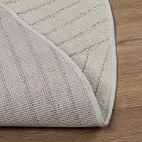 Produktbild för Områdesmattor Rund PALMERAS Grön Ø 120 CM Polyester