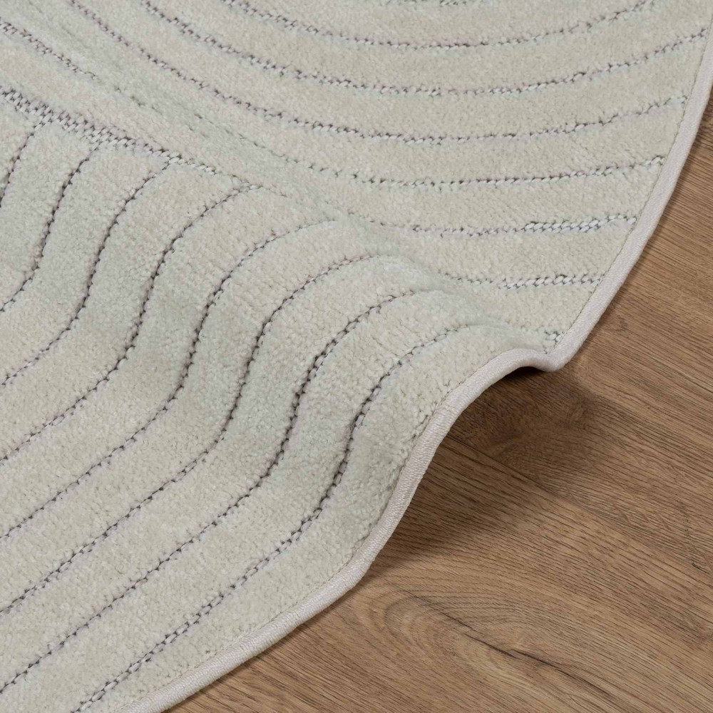 Produktbild för Områdesmattor Rund PALMERAS Grön Ø 160 CM Polyester