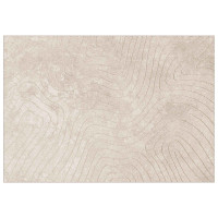 Produktbild för Områdesmattor Rektangulär PALMERAS Beige 140 x 200 cm Polyester