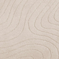 Produktbild för Områdesmattor Rektangulär PALMERAS Beige 140 x 200 cm Polyester