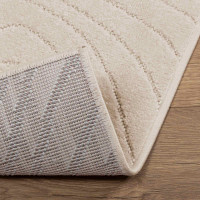 Produktbild för Områdesmattor Rektangulär PALMERAS Beige 160 x 230 cm Polyester